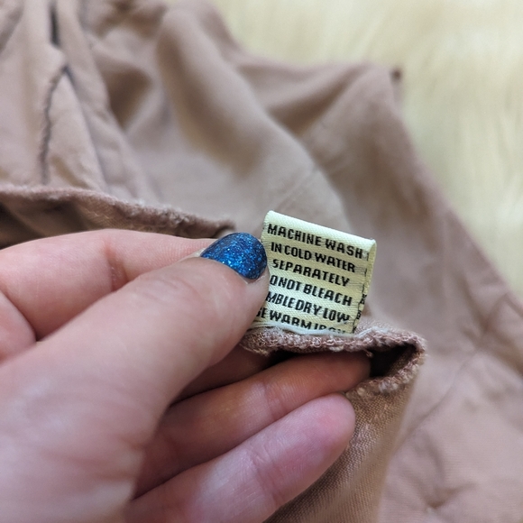 Style Envy mauve pink color peplum spaghetti strap tank top size Xs - Picture 8 of 8